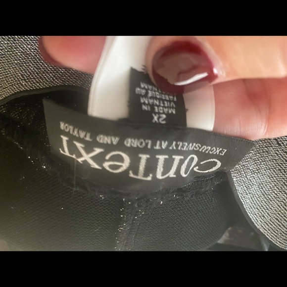 Lord and Taylor shimmer pleated skirt never worn. - Picture 3 of 4